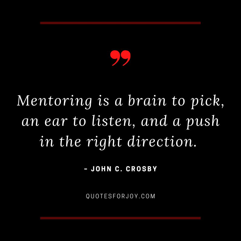 Quotes About Mentors