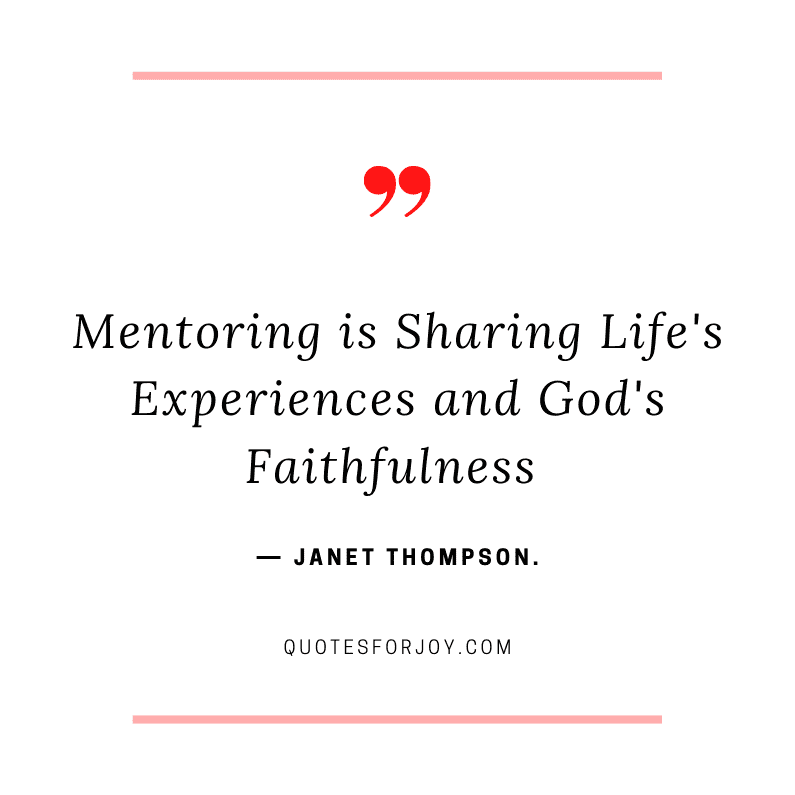 Quotes About Mentorship
