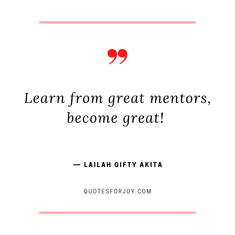 Quotes About Mentorship