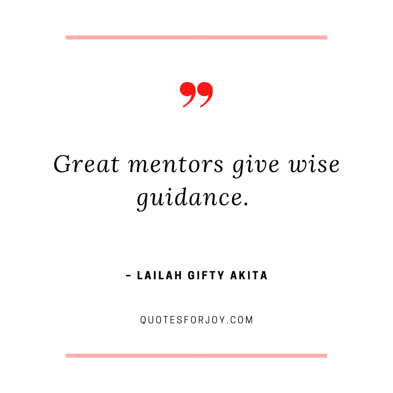 Quotes About Mentorship