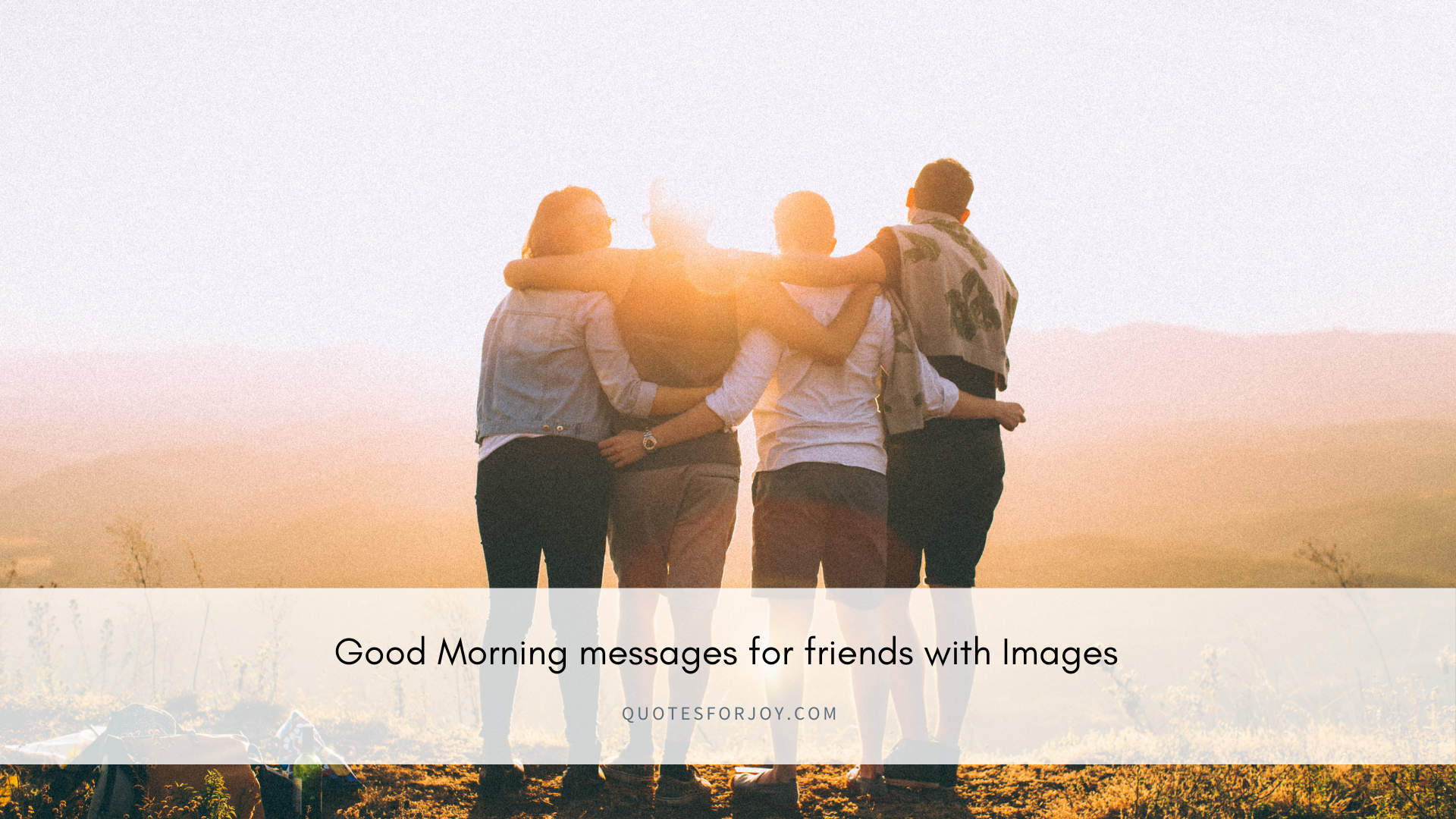 Good Morning messages for friends