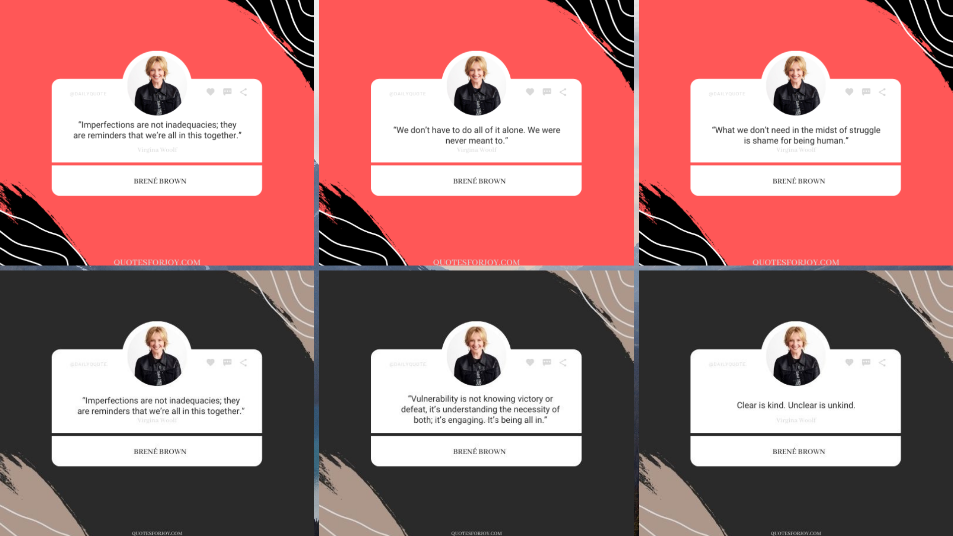 Brené Brown quotes on leadership, vulnerability & love