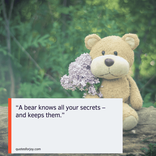 teddy bear quotes for baby girl-1