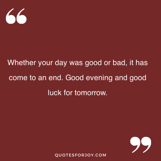 Good Evening Messages