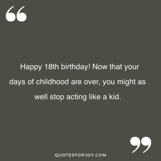 Happy 18th birthday 1