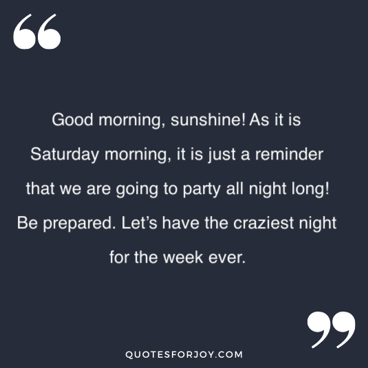 Happy Saturday quotes 15