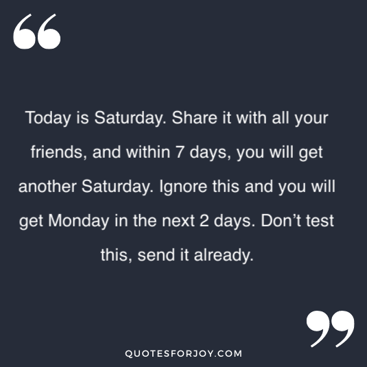 Happy Saturday quotes 19