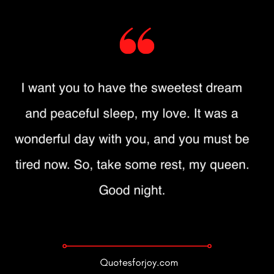 Romentic and Lovely good night quotes 2