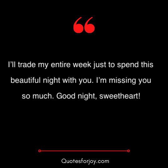 good night quotes for your love
