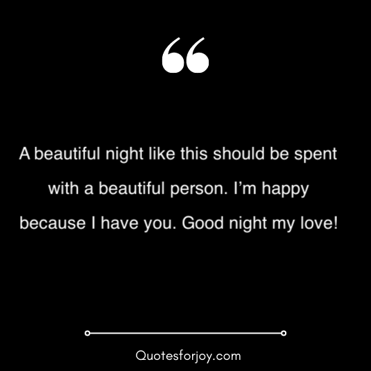 good night quotes for your love 10