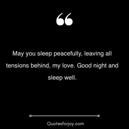 good night quotes for your love 12