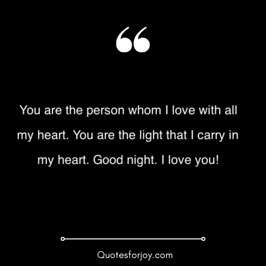 good night quotes for your love 16