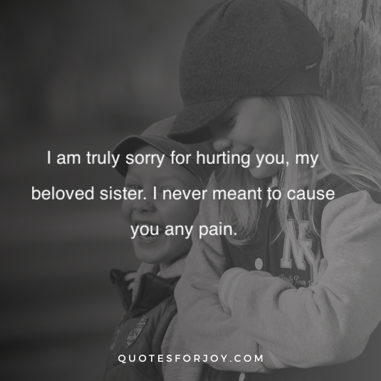 Sorry sister quotes 2