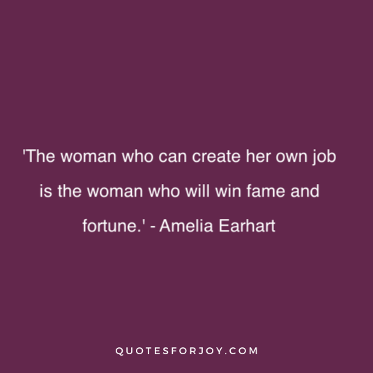 Amelia Earhart Quote 20