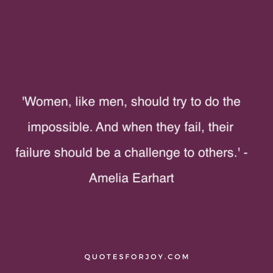 Amelia Earhart Quote 24