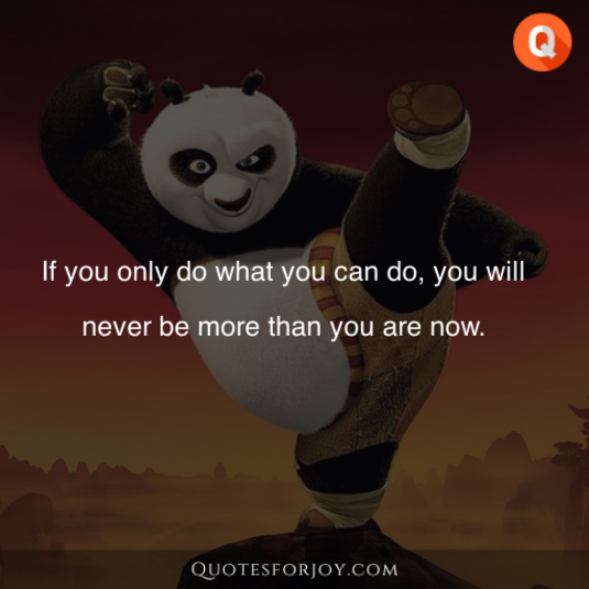 Quotes from Kung Fu Panda That Speak to Your Path with Images