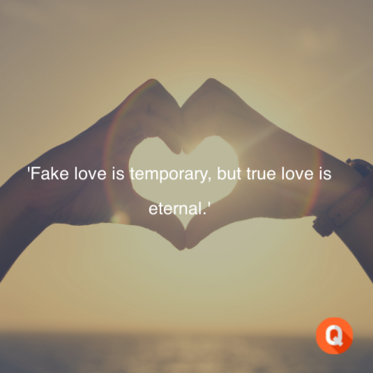 fake love quotes 11