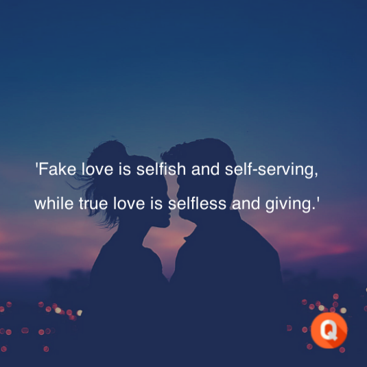 fake love quotes 18