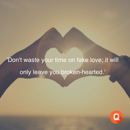 fake love quotes 19