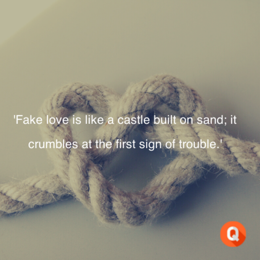 fake love quotes 22