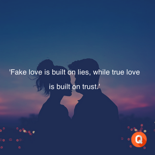 fake love quotes 9