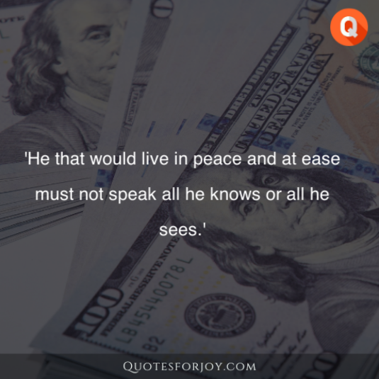Benjamin Franklin's Quotes 24