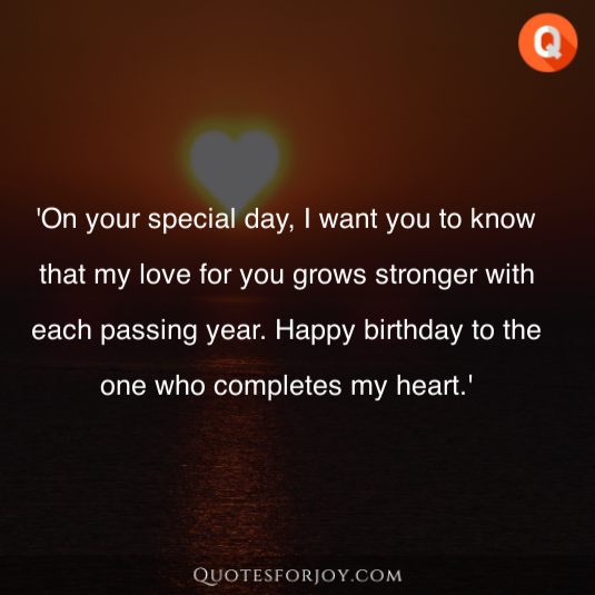 Birthday Wishes for Your Better Half 16