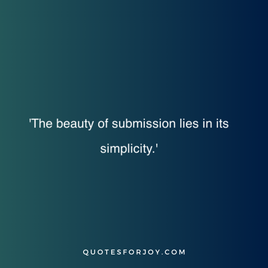 Submissive Quotes 17