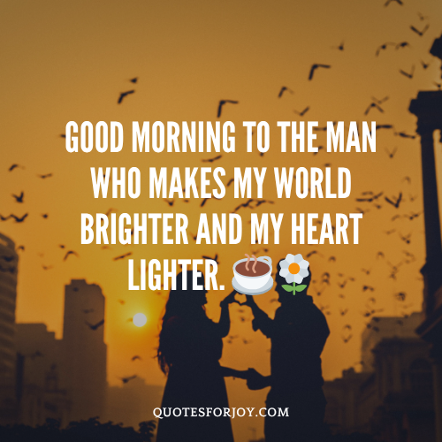 Morning Love Quotes for Hubby