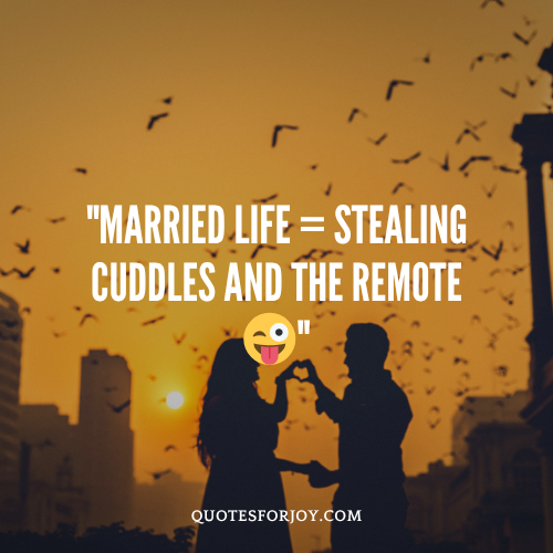 Cute WhatsApp status For Married couple