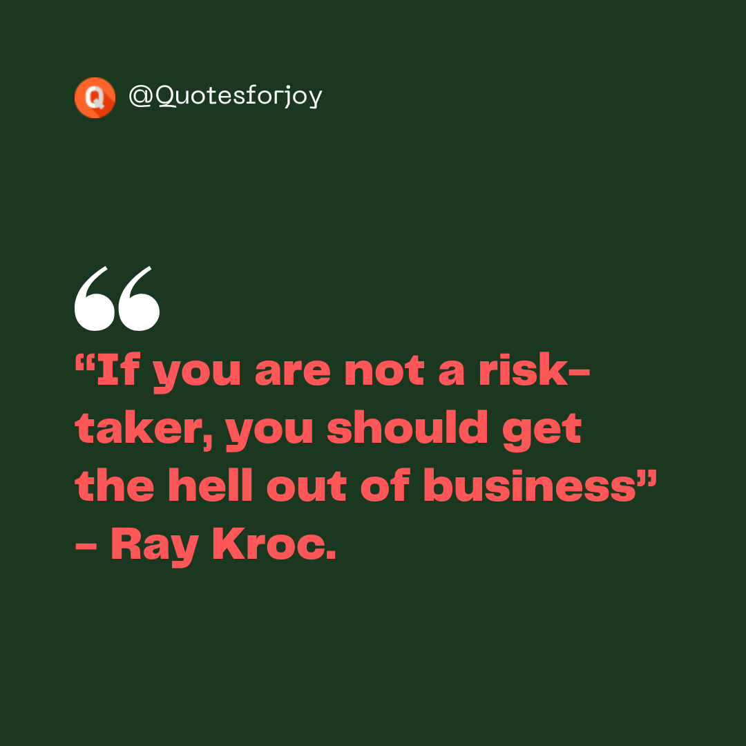 Ray Kroc Success Quotes
