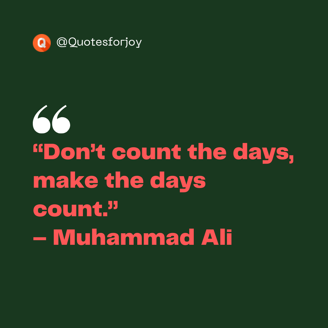 Muhammad Ali Quotes for Success
