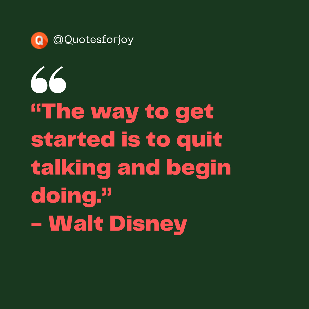 CEO Success Quotes - Walt Disney