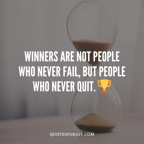 Life status About Never Giving Up