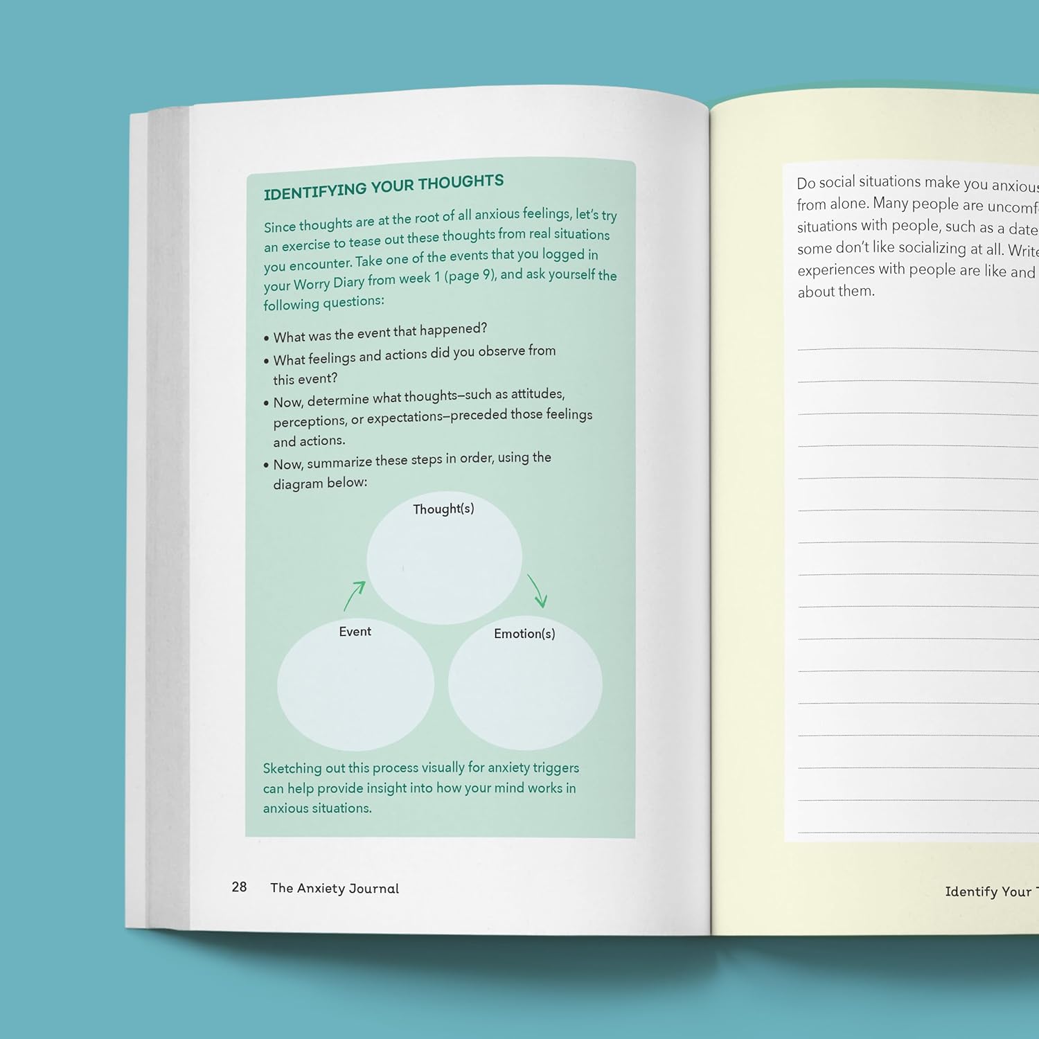 Therapy Notebooks Anti-Anxiety Journal